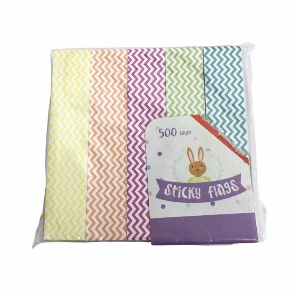 Valentine’s Easter Dots Stripes Planner Accessories Journaling Page Flags Set